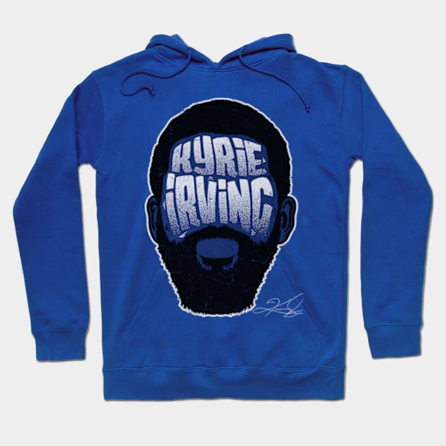 Kyrie Irving Dallas Player Silhouette Hoodie by danlintonpro